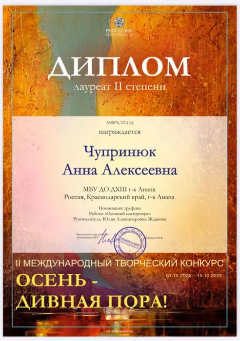 Чупринюк Анна