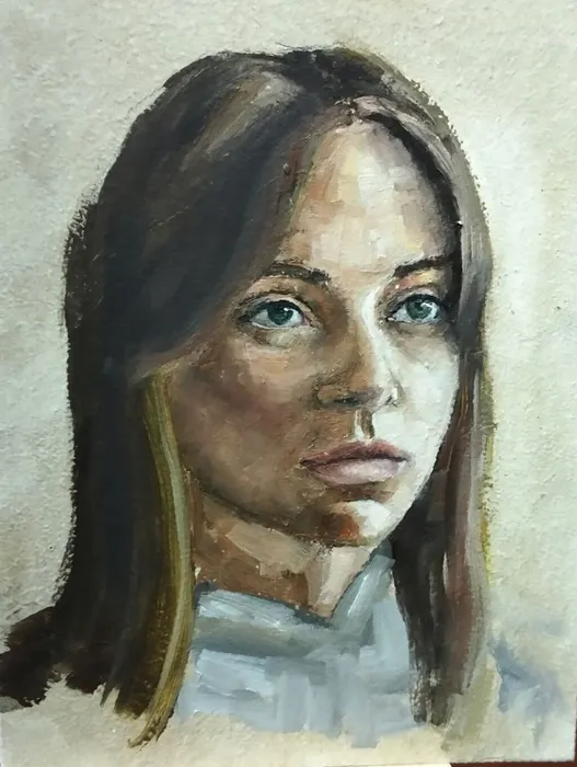 Александра. 15х20.холст. масло