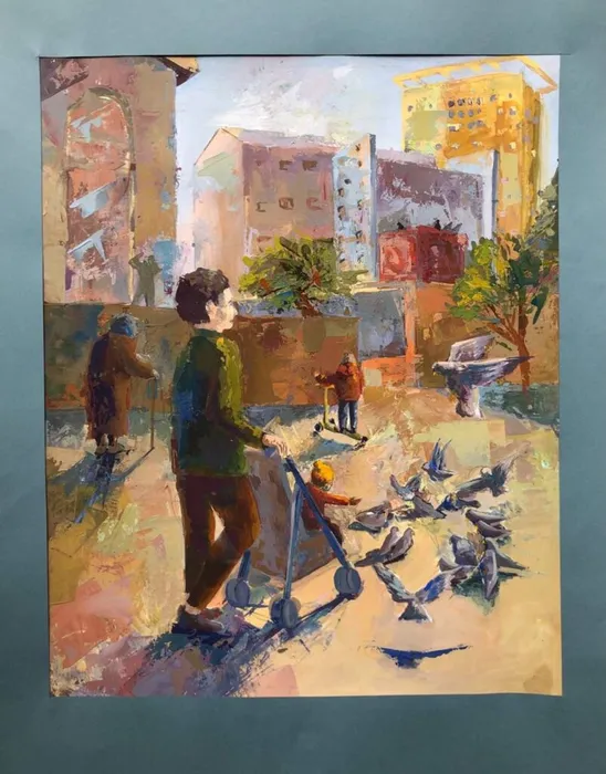 Купченко Ирина, Прогулка на Театральной площади.jpeg
